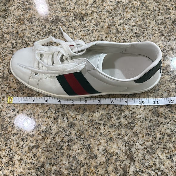 Gucci Men's Ace Leather Sneaker Size 6 - Picture 8 of 10